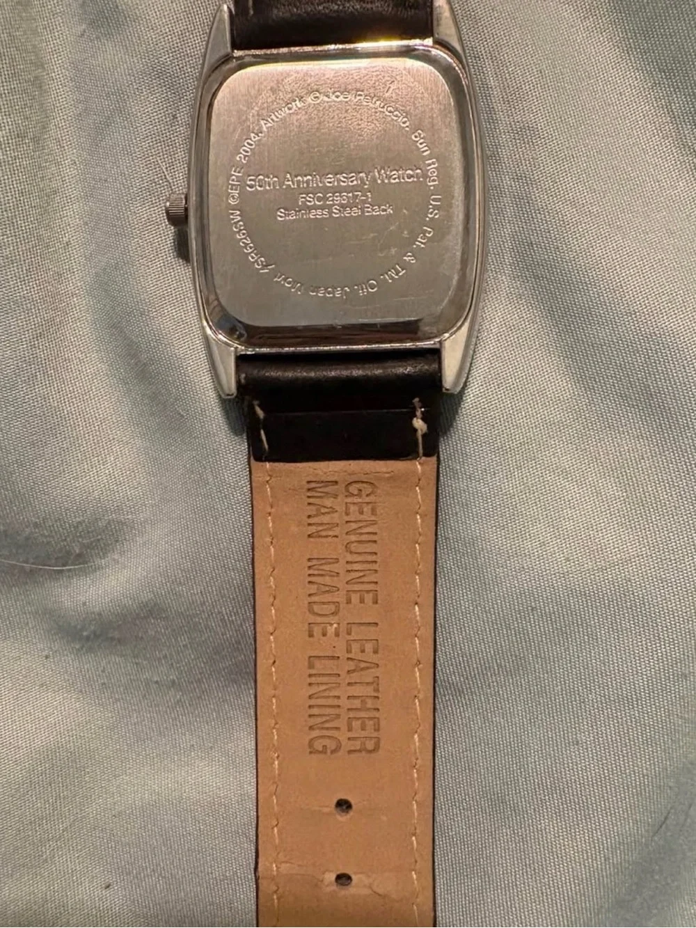 Elvis “He Dared to Rock” Black Leather Strap Watch- Great Collectible!